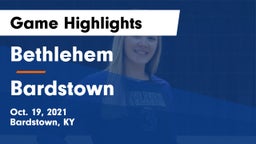 Bethlehem  vs Bardstown  Game Highlights - Oct. 19, 2021