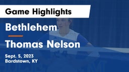 Bethlehem  vs Thomas Nelson  Game Highlights - Sept. 5, 2023