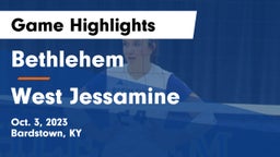 Bethlehem  vs West Jessamine  Game Highlights - Oct. 3, 2023