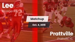 Matchup: Lee  vs. Prattville  2018