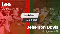 Matchup: Lee  vs. Jefferson Davis  2019