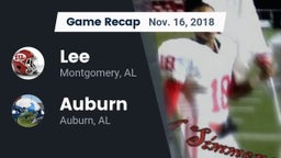 Recap: Lee  vs. Auburn  2018