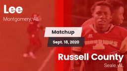 Matchup: Lee  vs. Russell County  2020