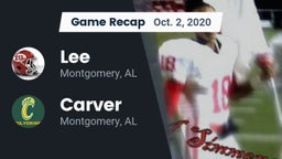 Recap: Lee  vs. Carver  2020