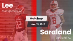 Matchup: Lee  vs. Saraland  2020