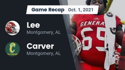 Recap: Lee  vs. Carver  2021