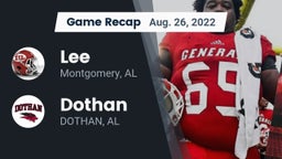 Recap: Lee  vs. Dothan  2022