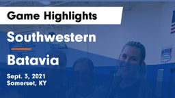 Southwestern  vs Batavia  Game Highlights - Sept. 3, 2021