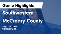 Southwestern  vs McCreary County Game Highlights - Sept. 16, 2021