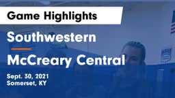Southwestern  vs McCreary Central  Game Highlights - Sept. 30, 2021