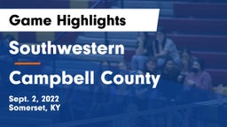 Southwestern  vs Campbell County  Game Highlights - Sept. 2, 2022