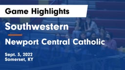 Southwestern  vs Newport Central Catholic  Game Highlights - Sept. 3, 2022