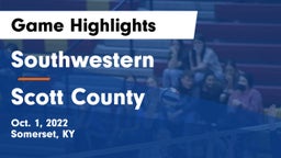 Southwestern  vs Scott County  Game Highlights - Oct. 1, 2022