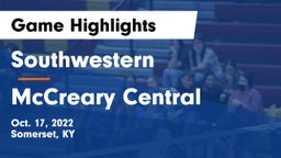 Southwestern  vs McCreary Central  Game Highlights - Oct. 17, 2022