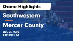 Southwestern  vs Mercer County  Game Highlights - Oct. 25, 2022