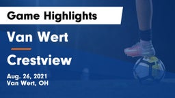 Van Wert  vs Crestview  Game Highlights - Aug. 26, 2021