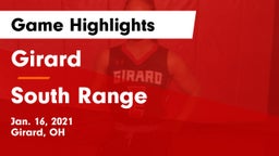 Girard  vs South Range Game Highlights - Jan. 16, 2021