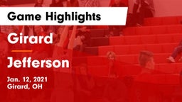 Girard  vs Jefferson  Game Highlights - Jan. 12, 2021