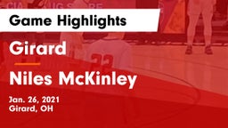 Girard  vs Niles McKinley  Game Highlights - Jan. 26, 2021