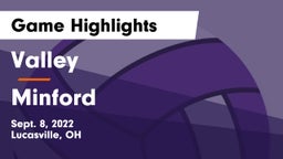 Valley  vs Minford  Game Highlights - Sept. 8, 2022