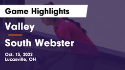 Valley  vs South Webster  Game Highlights - Oct. 13, 2022