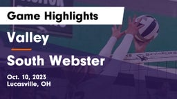 Valley  vs South Webster  Game Highlights - Oct. 10, 2023