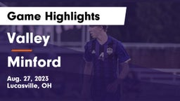 Valley  vs Minford  Game Highlights - Aug. 27, 2023