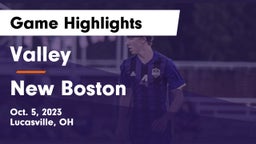 Valley  vs New Boston  Game Highlights - Oct. 5, 2023