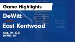 DeWitt  vs East Kentwood  Game Highlights - Aug. 20, 2022