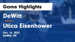 DeWitt  vs Utica Eisenhower  Game Highlights - Oct. 14, 2023