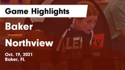 Baker  vs Northview Game Highlights - Oct. 19, 2021