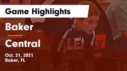 Baker  vs Central Game Highlights - Oct. 21, 2021