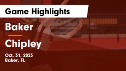 Baker  vs Chipley  Game Highlights - Oct. 31, 2023