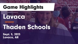 Lavaca  vs Thaden Schools Game Highlights - Sept. 5, 2023