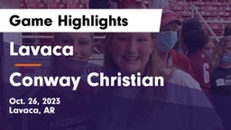 Lavaca  vs Conway Christian Game Highlights - Oct. 26, 2023