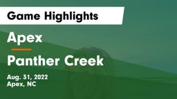 Apex  vs Panther Creek Game Highlights - Aug. 31, 2022