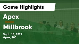 Apex  vs Millbrook Game Highlights - Sept. 10, 2022