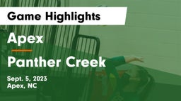 Apex  vs Panther Creek  Game Highlights - Sept. 5, 2023