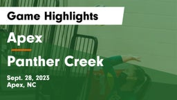 Apex  vs Panther Creek Game Highlights - Sept. 28, 2023