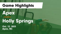 Apex  vs Holly Springs Game Highlights - Oct. 12, 2023