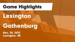 Lexington  vs Gothenburg  Game Highlights - Nov. 30, 2023