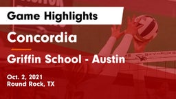 Concordia  vs Griffin School - Austin Game Highlights - Oct. 2, 2021