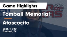 Tomball Memorial  vs Atascocita Game Highlights - Sept. 4, 2021