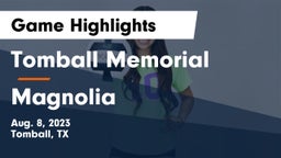 Tomball Memorial  vs Magnolia  Game Highlights - Aug. 8, 2023