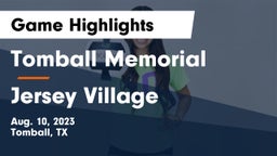Tomball Memorial  vs Jersey Village  Game Highlights - Aug. 10, 2023