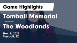 Tomball Memorial  vs The Woodlands  Game Highlights - Nov. 8, 2023
