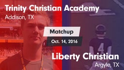 Matchup: Trinity Christian vs. Liberty Christian  2016