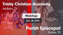 Matchup: Trinity Christian vs. Parish Episcopal 2016