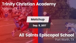 Matchup: Trinity Christian vs. All Saints Episcopal School 2017