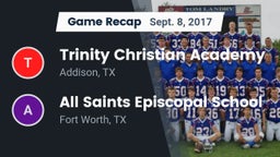 Recap: Trinity Christian Academy  vs. All Saints Episcopal School 2017
